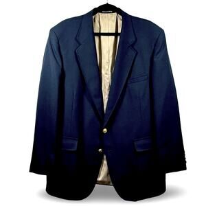 Arnold Palmer for KG Menswear Vintage Blazer Size 46R USA Metal Buttons Elegant
